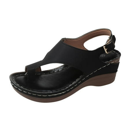 LUOGENLI Female Summer Platform Sandals Women White Dressy Women s Summer Fashion Solid Color Flip Toe Beach Sandals Casual Simple Wedge Sandals Toddler Sandals Size 9 Red
LUOGENLI Female Summer Platform Sandals Women White Dressy Women s Summer Fashion Solid Color Flip Toe Beach Sandals Casual Simple Wedge Sandals Toddler Sandals Size 9 Red