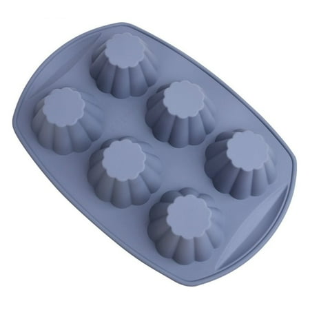 DIY Craft Cupcake Ice Cube Handmade 6 Cavity Silicone Mold Flower Shape Muffin Cup Cake Mold GREY
DIY Craft Cupcake Ice Cube Handmade 6 Cavity Silicone Mold Flower Shape Muffin Cup Cake Mold GREY
