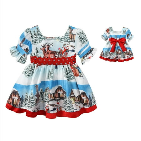 Baby Girls Christmas Dress Puff Sleeve Santa Christmas Party Dress My First Christmas Clothes
Baby Girls Christmas Dress Puff Sleeve Santa Christmas Party Dress My First Christmas Clothes