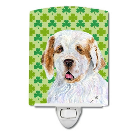 Caroline s Treasures SS4431CNL Clumber Spaniel St. Patrick s Day Shamrock Portrait Ceramic Night Light 6x4x3
Caroline s Treasures SS4431CNL Clumber Spaniel St. Patrick s Day Shamrock Portrait Ceramic Night Light 6x4x3