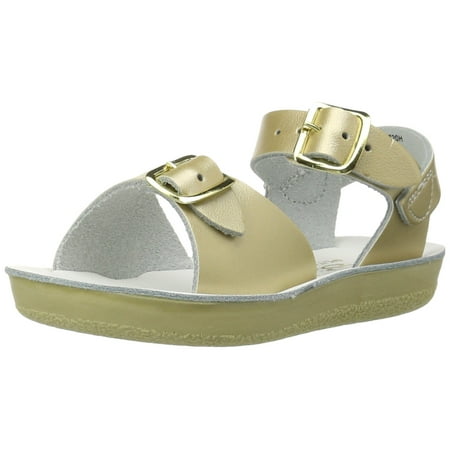 Salt Water 1720-GOLD: by Hoy Originals Gold Little Kids Sandals (10 M US Toddler)