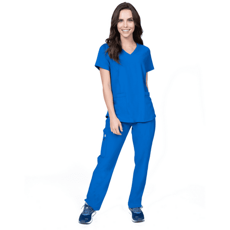 Elements Select ES2976 Women s Mock Wrap Top and Cargo Pocket Yoga Pant Scrub Set Royal X-Small
Elements Select ES2976 Women s Mock Wrap Top and Cargo Pocket Yoga Pant Scrub Set Royal X-Small