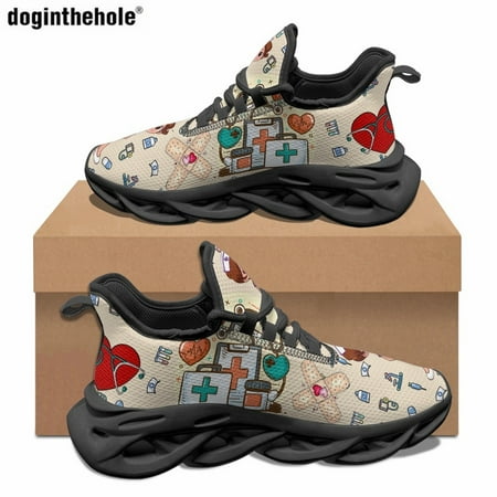 Doginthehole Summer Comfort Breathable Casual Flat Shoes for Women Medical Equipment Cartoon Nurse Print Ladies Running Sneakers
Doginthehole Summer Comfort Breathable Casual Flat Shoes for Women Medical Equipment Cartoon Nurse Print Ladies Running Sneakers