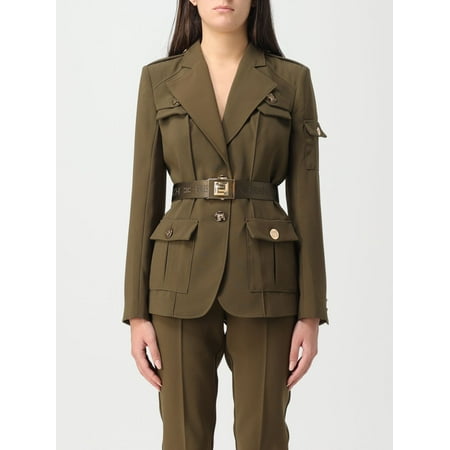 Elisabetta Franchi Blazer Woman Green Woman