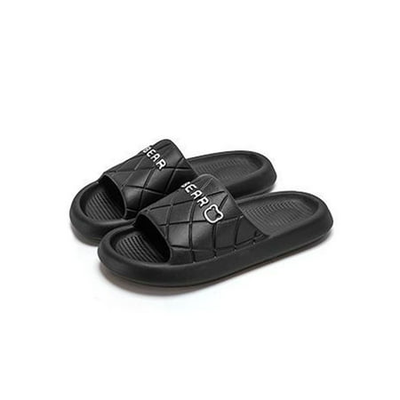 Daeful Unisex Slides Cartoon Slide Sandals Soft Sole Platform Sandal Summer Waterproof Lightweight Slip On Shower Slippers Black 7.5-8
Daeful Unisex Slides Cartoon Slide Sandals Soft Sole Platform Sandal Summer Waterproof Lightweight Slip On Shower Slippers Black 7.5-8