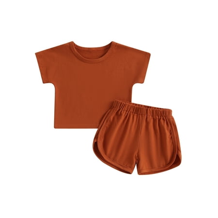 Jkerther Toddler Baby Boy Clothes Solid Color Shirt and Short Playwear Set Summer Outfits for Boys
Jkerther Toddler Baby Boy Clothes Solid Color Shirt and Short Playwear Set Summer Outfits for Boys