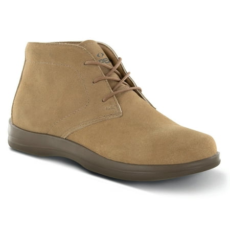 Apex Women s Paige A501W Causal Boot : 10.5 Wide (D) Tan Lace