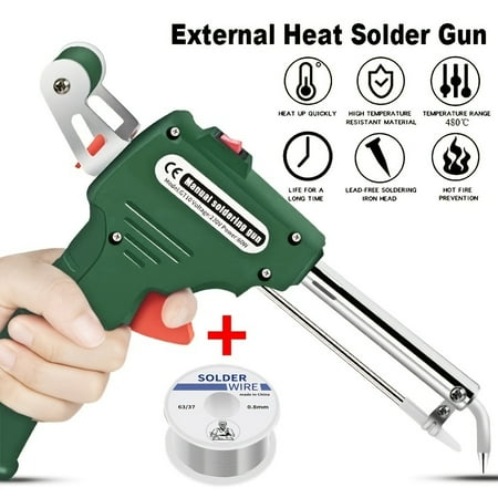 1pc Automatic Soldering Gun Electric Iron Set 60W Electronics Solder Iron Gun Kit With Switch
1pc Automatic Soldering Gun Electric Iron Set 60W Electronics Solder Iron Gun Kit With Switch