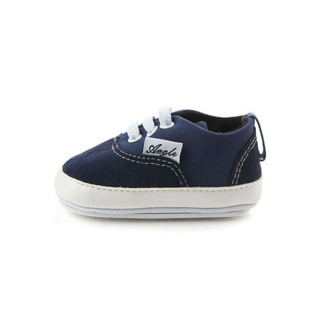 Gomelly Baby Girls Boys Canvas Shoes Rubber Soft Sole Sneakers Elastic Band Crib Shoe Lightweight Loafers Kids Newborn Walking Sneaker Navy Blue 6C
Gomelly Baby Girls Boys Canvas Shoes Rubber Soft Sole Sneakers Elastic Band Crib Shoe Lightweight Loafers Kids Newborn Walking Sneaker Navy Blue 6C