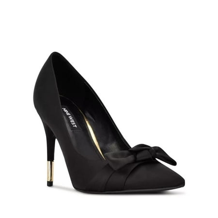 NINE WEST Female Adult Women 11 BOWY2-BLK01 Black Satin