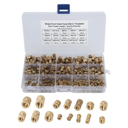 LYUMO Brass Female Threaded Nut Female Threaded Nut 420Pcs Female Threaded Nut Brass Embedded Set Kit M2 M3 M4 M5 For Phone Computer Toy
LYUMO Brass Female Threaded Nut Female Threaded Nut 420Pcs Female Threaded Nut Brass Embedded Set Kit M2 M3 M4 M5 For Phone Computer Toy