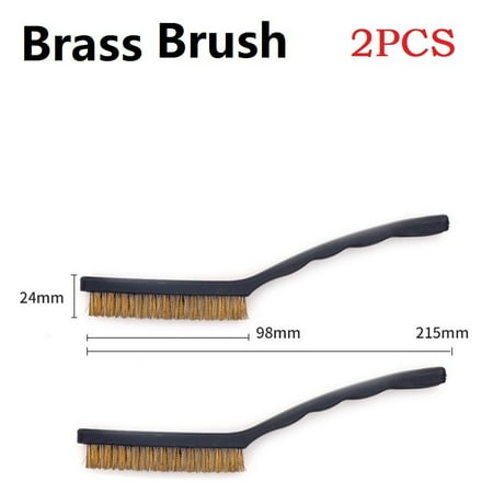RANMEI 2PCS Wire Brush Brass Nylon & Steel Brushes Rust Remover Cleaning Polish Grinder
RANMEI 2PCS Wire Brush Brass Nylon & Steel Brushes Rust Remover Cleaning Polish Grinder