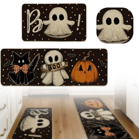 Clearance! WOCACHI Halloween Bat Pumpkin Halloween Kitchen Mat Set of Two Home Decoration Kitchen Carpet Floor
Clearance! WOCACHI Halloween Bat Pumpkin Halloween Kitchen Mat Set of Two Home Decoration Kitchen Carpet Floor