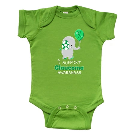 Inktastic I Support Glaucoma Awareness Elephant and Green Balloon Gift Baby Boy or Baby Girl Bodysuit
Inktastic I Support Glaucoma Awareness Elephant and Green Balloon Gift Baby Boy or Baby Girl Bodysuit