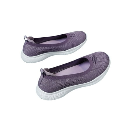 SIMANLAN Women Flats Breathable Walking Shoes Mesh Sneakers Womens Wide Width Shoe Ladies Slip On Loafers Purple 9
SIMANLAN Women Flats Breathable Walking Shoes Mesh Sneakers Womens Wide Width Shoe Ladies Slip On Loafers Purple 9