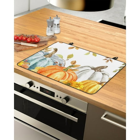 Fall Thanksgiving Stove Top Covers for Electric Stove Heat Insulation Fireproof Glass Cooktop Cover Counter Top Glass Stove Cover 24 x21 Orange Teal Grey Pumpkin Fall Maple Leaf
Fall Thanksgiving Stove Top Covers for Electric Stove Heat Insulation Fireproof Glass Cooktop Cover Counter Top Glass Stove Cover 24 x21 Orange Teal Grey Pumpkin Fall Maple Leaf