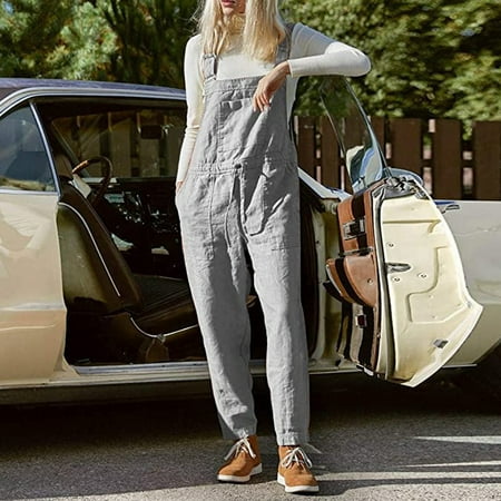 Quealent OnePiece Jumpsuits For Women Womens Cotton Fashion Solid Color Overalls Casual Jumpsuits Romper Gray XXL
Quealent OnePiece Jumpsuits For Women Womens Cotton Fashion Solid Color Overalls Casual Jumpsuits Romper Gray XXL