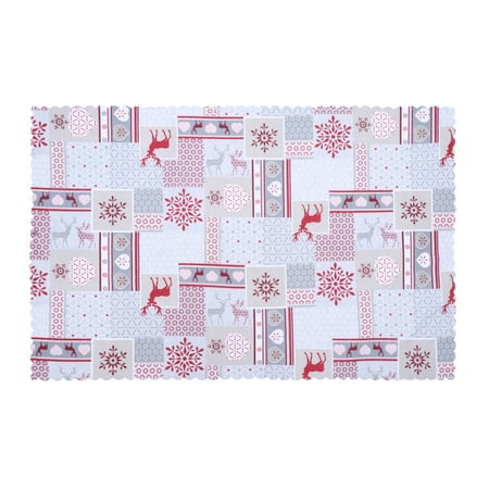1Pc Christmas Table Cover Xmas Decorative Tablecloth Waterproof Tablecloth