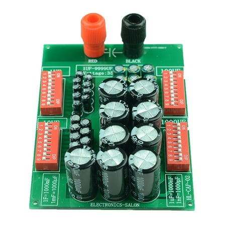 1NF to 9999NF Step-1NF Four Decade Programmable Capacitor Board DIN Rail Mount CAP Board
1NF to 9999NF Step-1NF Four Decade Programmable Capacitor Board DIN Rail Mount CAP Board