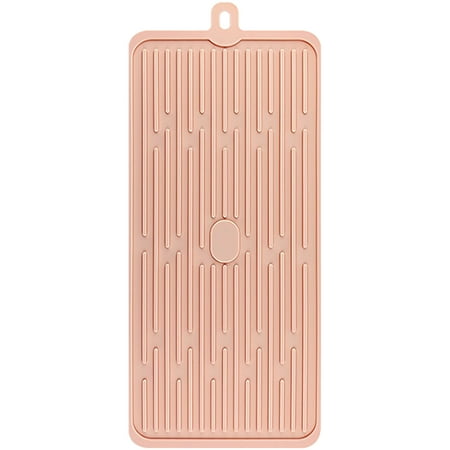 Relax love Dish Dry Mat Silicone 45 x 20cm Dish Drying Mat for Kitchen Counter Heat Resistant Silicone Drying Pad Easy Clean Drain Mat for Tableware Cookware Pot Pans Pink
Relax love Dish Dry Mat Silicone 45 x 20cm Dish Drying Mat for Kitchen Counter Heat Resistant Silicone Drying Pad Easy Clean Drain Mat for Tableware Cookware Pot Pans Pink