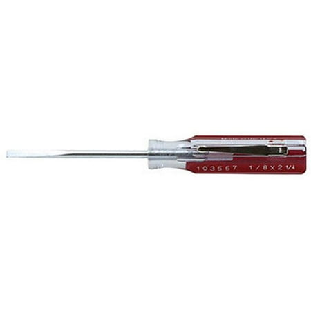 Pratt-Read 103557 Master Mechanic 0.12 x 2.25 in. Round Slotted Cabinet Screwdriver
Pratt-Read 103557 Master Mechanic 0.12 x 2.25 in. Round Slotted Cabinet Screwdriver