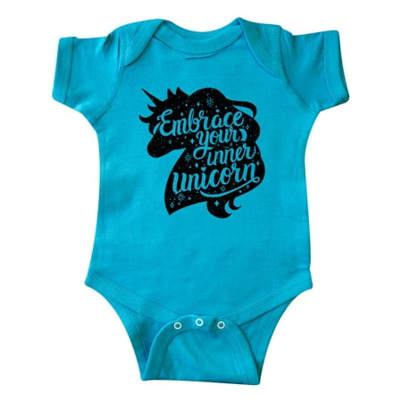 Inktastic Embrace Your Inner Unicorn with Silhouette in Black Grunge Gift Baby Boy or Baby Girl Bodysuit
Inktastic Embrace Your Inner Unicorn with Silhouette in Black Grunge Gift Baby Boy or Baby Girl Bodysuit