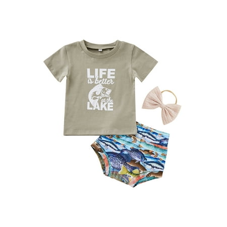 Thaisu Baby Girls 3Pcs Set Letter Short Sleeve T-shirt +Shark Short Pants with Headband 0-24Months
Thaisu Baby Girls 3Pcs Set Letter Short Sleeve T-shirt +Shark Short Pants with Headband 0-24Months