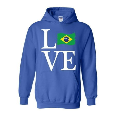 Love Brazil Unisex Hoodie Hooded Sweatshirt