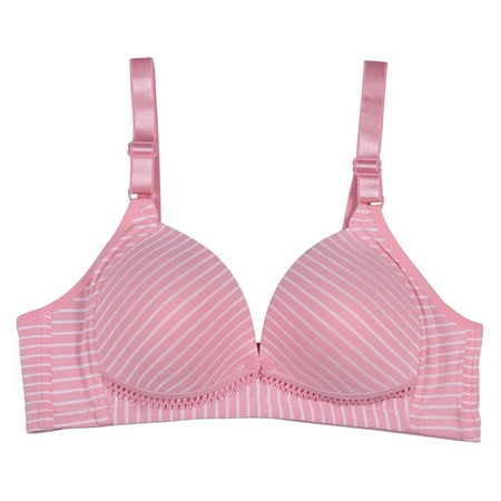 Romantic Bra Women Fashion Stripes Bra Push Up Seamless Cotton Lady Bras Pink 40/90B
Romantic Bra Women Fashion Stripes Bra Push Up Seamless Cotton Lady Bras Pink 40/90B
