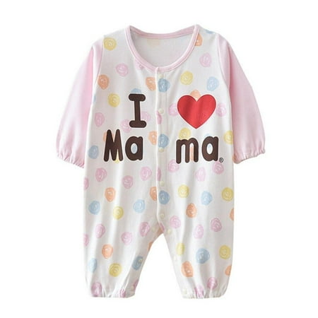 Newborn Girls Boys Clothes Newborn Spring And Autumn Sports Clothing Cute Print Pharained Potton Climb Pink (MAMA) 80 Yards
Newborn Girls Boys Clothes Newborn Spring And Autumn Sports Clothing Cute Print Pharained Potton Climb Pink (MAMA) 80 Yards