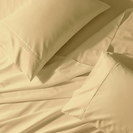 Wrinkle-Free 650 Thread Count Cotton Blend Solid Sheet Sets - California King - Gray