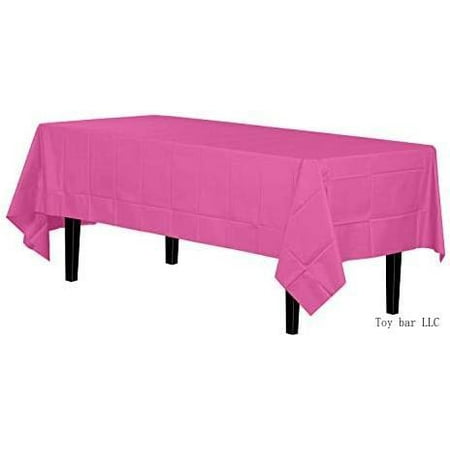 12-Pack Premium Plastic Tablecloth 54In. X 108In. Rectangle Table Cover - Cerise
12-Pack Premium Plastic Tablecloth 54In. X 108In. Rectangle Table Cover - Cerise