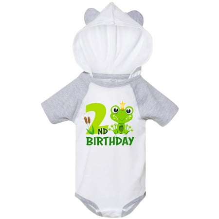 Inktastic 2nd Birthday Prince Frog Gift Baby Boy Bodysuit