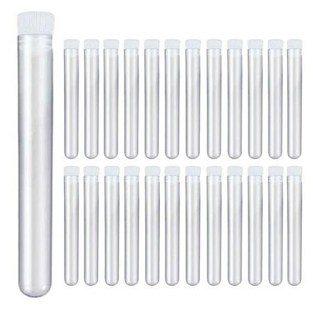 Lacyie Clear Test Tubes with Caps Supplies for Scientific Experiments