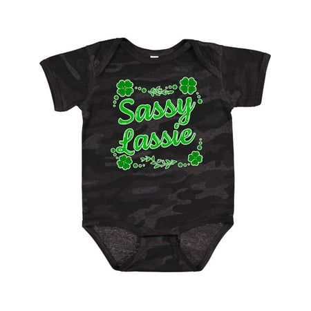Inktastic Sassy Lassy with Green 4 Leaf Clovers Gift Baby Boy or Baby Girl Bodysuit
Inktastic Sassy Lassy with Green 4 Leaf Clovers Gift Baby Boy or Baby Girl Bodysuit