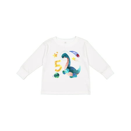Inktastic Fifth Birthday Dinosaur Astronaut with Stars and Planet Gift Toddler Boy or Toddler Girl Long Sleeve T-Shirt
Inktastic Fifth Birthday Dinosaur Astronaut with Stars and Planet Gift Toddler Boy or Toddler Girl Long Sleeve T-Shirt