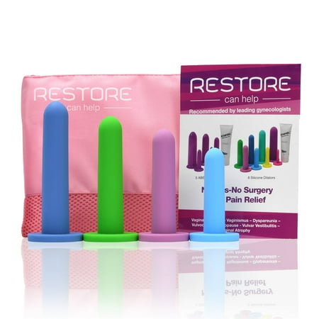 DILATOR SET FOR WOMEN AND MEN - BPA FREE SILICONE 4-PACK (medium 3-6)