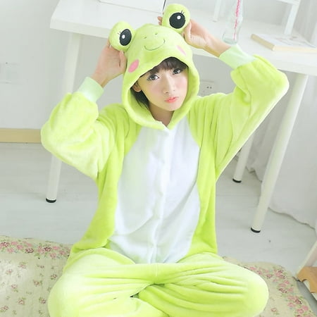 PIKADINGNIS Winter Warm Flannel Long Sleeved Cartoon Pajamas Set Cosplay Animal Pyjamas Suit Sleepwear Women Cute Frog Jumpsuits Nightwear 
PIKADINGNIS Winter Warm Flannel Long Sleeved Cartoon Pajamas Set Cosplay Animal Pyjamas Suit Sleepwear Women Cute Frog Jumpsuits Nightwear