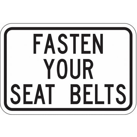 Lyle Buckle Up Traffic Sign 12 x 18 SB-009-18HA SB-009-18HA ZO-G0211556
