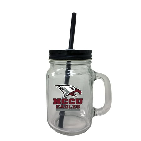 North Carolina Central University Mason Jar Glass 2-Pack