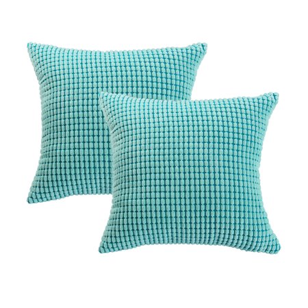 2Pcs Throw Pillow Case Velvet Pillow Cover Protector Cushion Cover