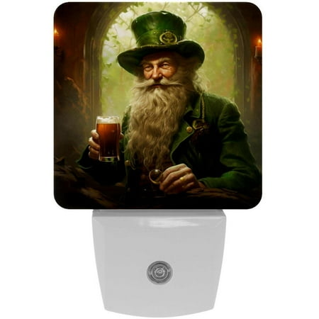 St. Patrick s Day LED Square Night Lights - Energy Efficient Plug-in Wall Lamp with Auto Sensor Soft Glow Illumination - for Bedroom Nursery Bathroom - Set of 2 White
St. Patrick s Day LED Square Night Lights - Energy Efficient Plug-in Wall Lamp with Auto Sensor Soft Glow Illumination - for Bedroom Nursery Bathroom - Set of 2 White
