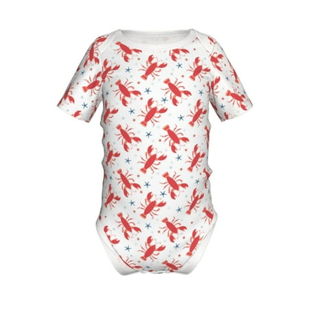 Adobk Lobsters And Sea Stars Print Baby Climbing Clothes Jumpsuit Rompers Classic Rompers Child Short sleeve Bodysuits-2 Years
Adobk Lobsters And Sea Stars Print Baby Climbing Clothes Jumpsuit Rompers Classic Rompers Child Short sleeve Bodysuits-2 Years