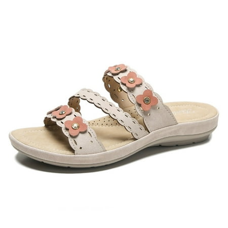 Abcnature Women Sandals Clearance 2023! Women s Platform Wedge Sandals with Arch Support Bohemian Low-heeled Slippers Casual Thick Sole Comfortable Wear-resistant Small Flower Sandals
Abcnature Women Sandals Clearance 2023! Women s Platform Wedge Sandals with Arch Support Bohemian Low-heeled Slippers Casual Thick Sole Comfortable Wear-resistant Small Flower Sandals