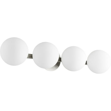 Quorum International 539-4 4 Light 29-3/4 Wide Bathroom Vanity Light - Nickel
Quorum International 539-4 4 Light 29-3/4 Wide Bathroom Vanity Light - Nickel