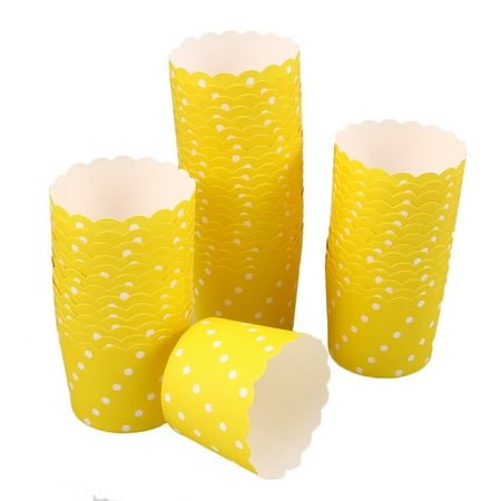 50 Pcs Heat Resistant PE Coating Cupcake Wrappers Colored Round Thicken Muffin Cup Cake Paper Cup(Random Color)
50 Pcs Heat Resistant PE Coating Cupcake Wrappers Colored Round Thicken Muffin Cup Cake Paper Cup(Random Color)