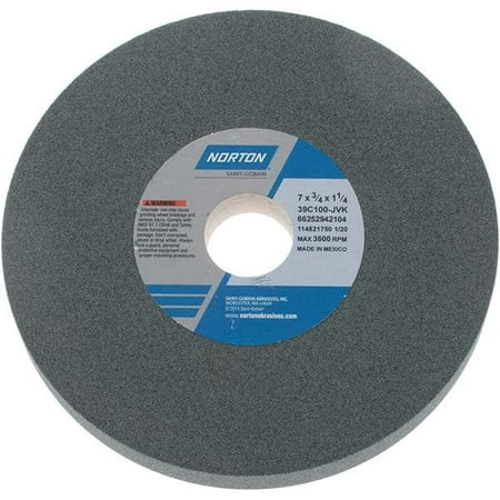 Norton 39C100-JVK Type 1 Silicon Carbide Griding Wheel 7 Diameter x 3/4 Thickness x 1-1/4 Hole
Norton 39C100-JVK Type 1 Silicon Carbide Griding Wheel 7 Diameter x 3/4 Thickness x 1-1/4 Hole