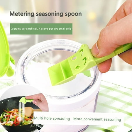 2 PCS Measuring Spoon Adjustable Kitchen Seasoning Spoon For Baking Cooking Coffee Sugar