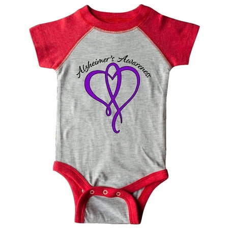 Inktastic Alzheimer s Awareness Purple Ribbon Heart Gift Baby Boy or Baby Girl Bodysuit 
Inktastic Alzheimer s Awareness Purple Ribbon Heart Gift Baby Boy or Baby Girl Bodysuit