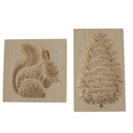 WXDAFAHAHA 2 Pack Wooden Cookie Molds for Baking Kitchen Biscuit Cutter Set 3D Carved Gingerbread Cookie Stamps DIY Shapes Biscuit Press Stamp Molds for Party Baking Tool
WXDAFAHAHA 2 Pack Wooden Cookie Molds for Baking Kitchen Biscuit Cutter Set 3D Carved Gingerbread Cookie Stamps DIY Shapes Biscuit Press Stamp Molds for Party Baking Tool